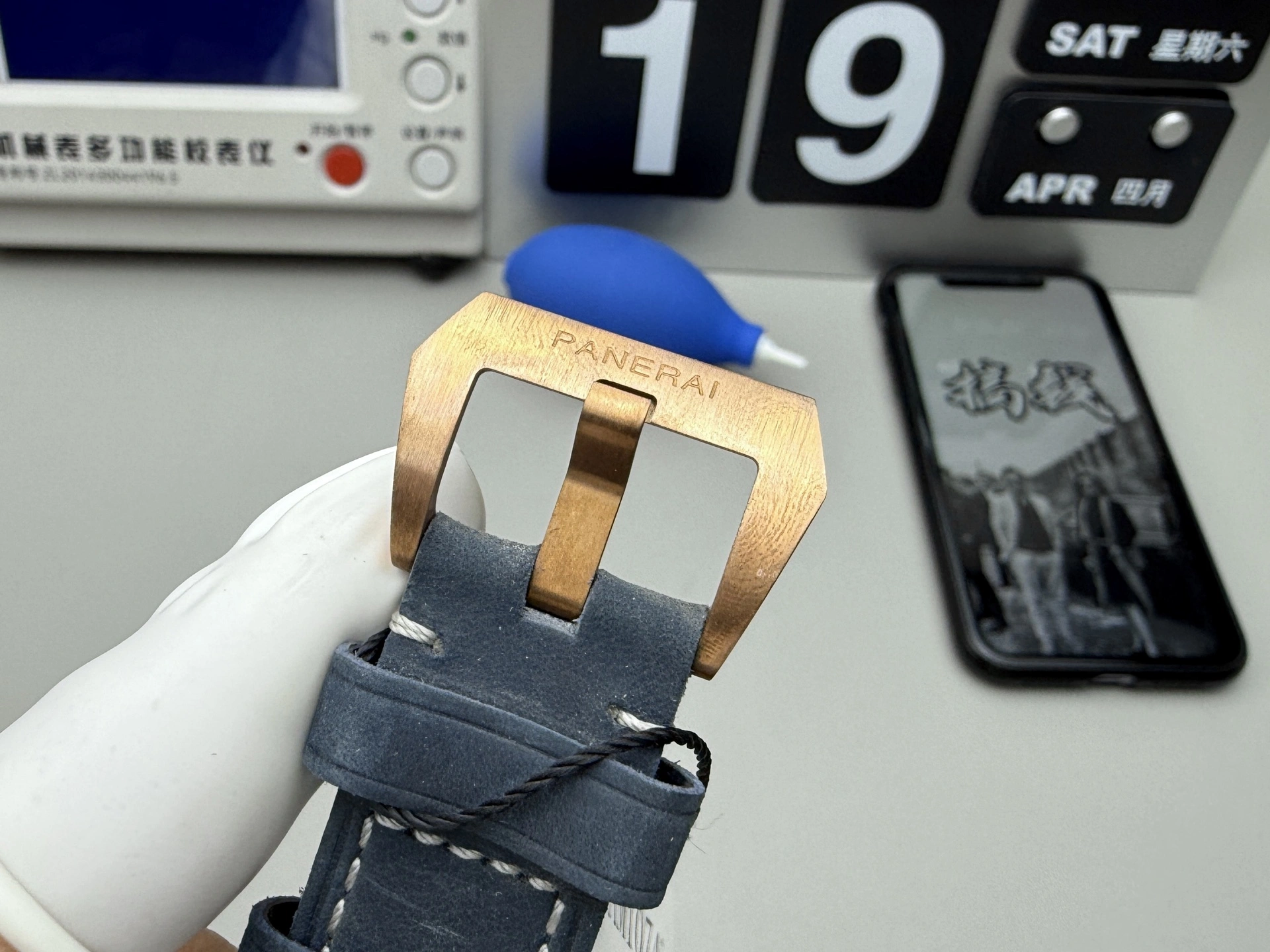 CBD Factory Panerai Submersible 42mm Blue Dial Luminous Hour Markers and Dots Bronze Bezel(PAM01074) 1:1 Super Clone – DDP.900 Movement EasyMatch 408